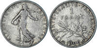 France Franc Coin, Semeuse, Silver, KM:844.1, Gadoury:467 -