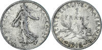 France Franc Coin, Semeuse, Paris, Silver, KM:844.1 -