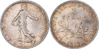 France Franc Coin, Semeuse, Paris, Silver, KM:844.1 -