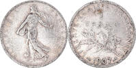 France Franc Coin, Semeuse, Paris, Silver, KM:844.1 -