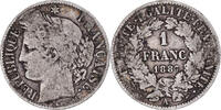 France Franc Coin, Cérès, Paris, Silver, KM:822.1 -