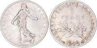 France Franc Coin, Semeuse, Paris, Silver, KM:844.1 -