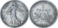 France 1 Franc Coin, Paris, Silver, Gadoury:467 -