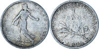 France 1 Franc Coin, Paris, Silver, Gadoury:467 -