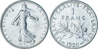 France Franc Coin, Semeuse, Paris, Silver, KM:844.1 -