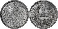 GERMANY - EMPIRE Mark Wilhelm II, Karlsruhe, Silver, KM:14 -