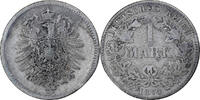 GERMANY - EMPIRE Mark Coin, Wilhelm I, Muldenhütten, Silver -
