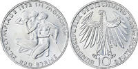 GERMANY - FEDERAL REPUBLIC 10 Mark Karlsruhe, Silver, KM:132 -