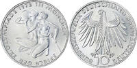 GERMANY - FEDERAL REPUBLIC 10 Mark Karlsruhe, Silver, KM:132 -
