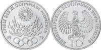 GERMANY - FEDERAL REPUBLIC 10 Mark Coin, Stuttgart, Silver -