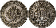 Mozambique 20 Escudos Silver, KM:80 -