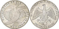 GERMANY - FEDERAL REPUBLIC 10 Mark Coin, Karlsruhe, Silver -