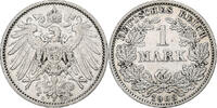 GERMANY - EMPIRE Mark Wilhelm II, Muldenhütten, Silver -