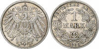 GERMANY - EMPIRE Mark Coin, Wilhelm II, Munich, Silver, KM:14 -