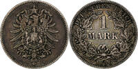 GERMANY - EMPIRE Mark Wilhelm I, Dresde, Silver, KM:7 -