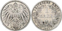 GERMANY - EMPIRE Mark Coin, Wilhelm II, Berlin, Silver, KM:14 -