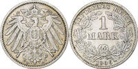 GERMANY - EMPIRE Mark Coin, Wilhelm II, Munich, Silver, KM:14 -