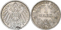 GERMANY - EMPIRE Mark Coin, Wilhelm II, Munich, Silver, KM:14 -
