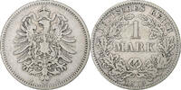 GERMANY - EMPIRE Mark Wilhelm I, Darmstadt, Silver, KM:7 -