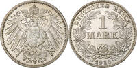 GERMANY - EMPIRE Mark Coin, Wilhelm II,Karlsruhe,Silver,KM 14 -