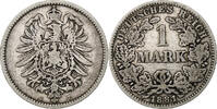 GERMANY - EMPIRE Mark Wilhelm I, Hambourg, Silver, KM:7 -