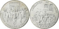 France 100 Francs Coin, Libération de Paris, Silver -
