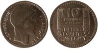 France 10 Francs Coin, Turin, Beaumont le Roger -