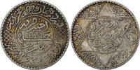 Morocco 1/4 Rial, 2-1/2 Dirhams MOROCCO, bi-Bariz, KM #31, Silver,... -