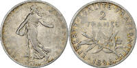 France 2 Francs Semeuse, Paris, Silver, Gadoury:532, KM:845.1 -