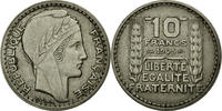 France 10 Francs Coin, Turin, Copper-nickel, Gadoury:810a -