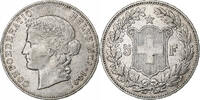 Switzerland 5 Francs Bern, Silver, KM:34 -
