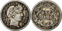United States Dime Barber Dime, U.S. Mint, Philadelphia -
