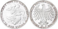 Federal Republic of Germany 10 Mark GERMANY - FEDERAL REPUBLIC, Karlsruhe, Silver, KM:132 -