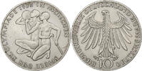 Federal Republic of Germany 10 Mark Coin, GERMANY - FEDERAL REPUBLIC, Hambourg, Silver -