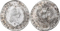 Austria 20 Kreuzer Francis II, Alba Iulia, Silver, KM:1014 -