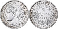 France 2 Francs Coin, Cérès, Paris, Silver, Gadoury:530a -