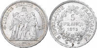 France 5 Francs Coin, Hercule, Paris, Silver, KM:820.1 -