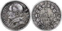 Italian States Lira ITALIAN STATES, Roma, KM #1387, Silver, 4.94 -