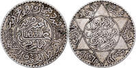 Morocco 1/4 Rial, 2-1/2 Dirhams Yusuf, bi-Bariz, Silver -
