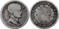 France 2 Francs Coin, Napoléon I, Paris, Silver, KM:693.1 -