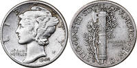 United States Dime Denver, Silver, KM:140 -