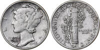 United States Dime Mercury Dime, Philadelphia, Silver, KM:140 -