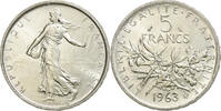 France 5 Francs Semeuse, Paris, Silver, Gadoury:770, KM:926 -