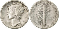 United States Dime Mercury, Philadelphia, Silver, KM:140 -
