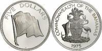 Bahamas 5 Dollars Coin, Elizabeth II, Franklin Mint, U.S.A., Proof -