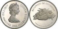 Saint Helena 25 Pence, Crown Coin, Elizabeth II, British Royal Mint -