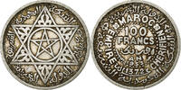 Morocco 100 Francs MOROCCO, Paris, KM #52, Silver, 4.01 -
