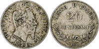 Italy 20 Centesimi Vittorio Emanuele II, Milan, Silver -