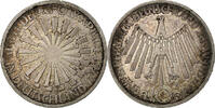 Federal Republic of Germany 10 Mark GERMANY - FEDERAL REPUBLIC, Stuttgart, Silver, KM:130 -