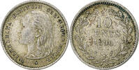Netherlands 10 Cents Coin, Wilhelmina I, Silver, KM:116 -